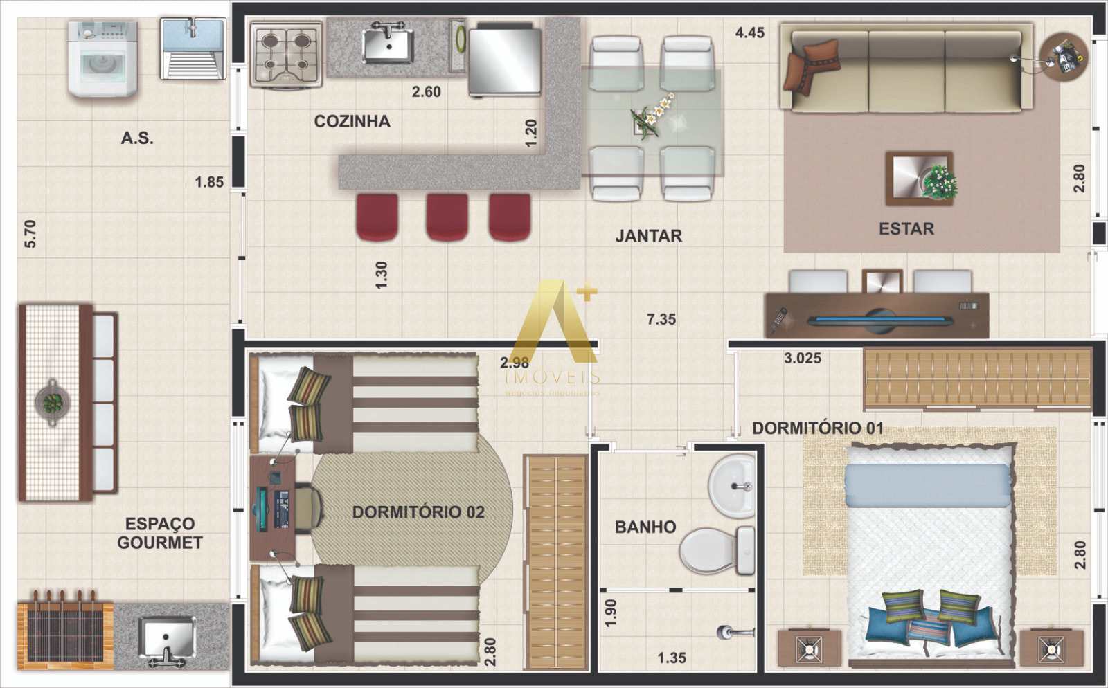 Casa de Condomínio à venda com 2 quartos, 50m² - Foto 8