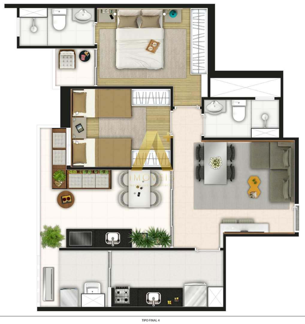 Apartamento à venda com 2 quartos, 67m² - Foto 25