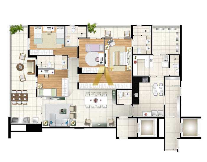 Apartamento à venda com 4 quartos, 177m² - Foto 15