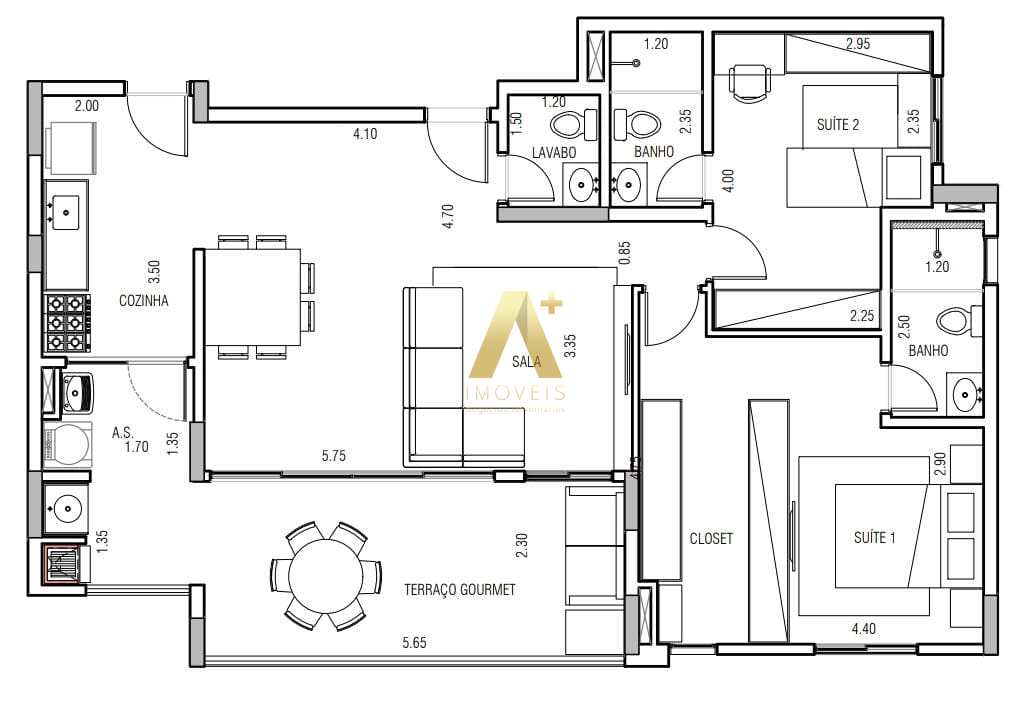 Apartamento à venda com 2 quartos, 58m² - Foto 19