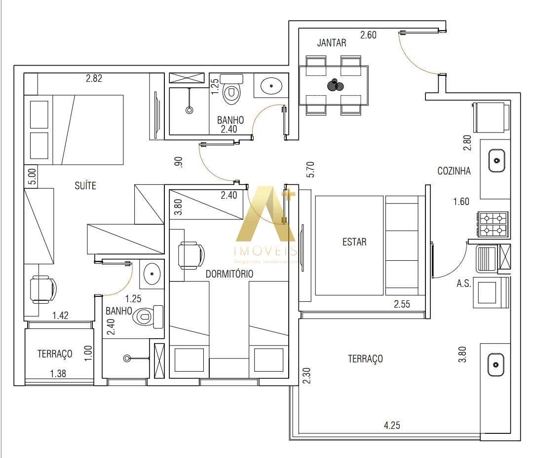 Apartamento à venda com 2 quartos, 73m² - Foto 22