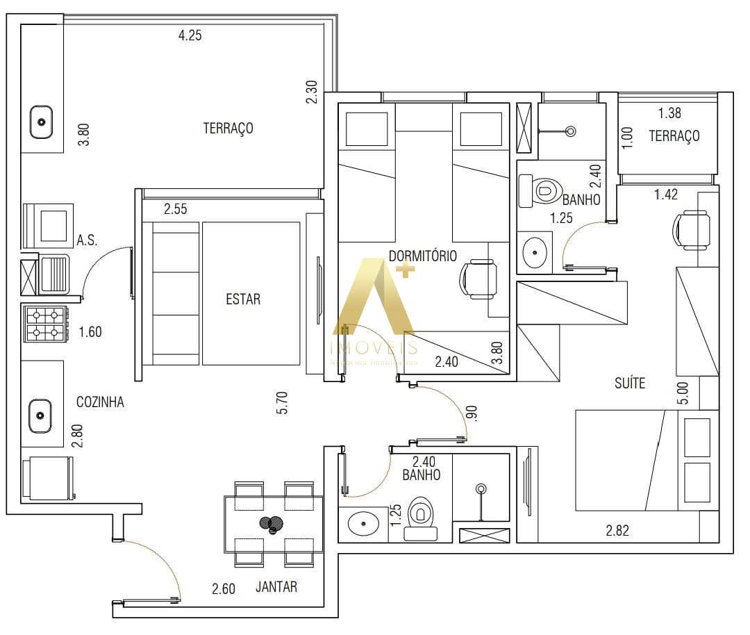 Apartamento à venda com 2 quartos, 73m² - Foto 22