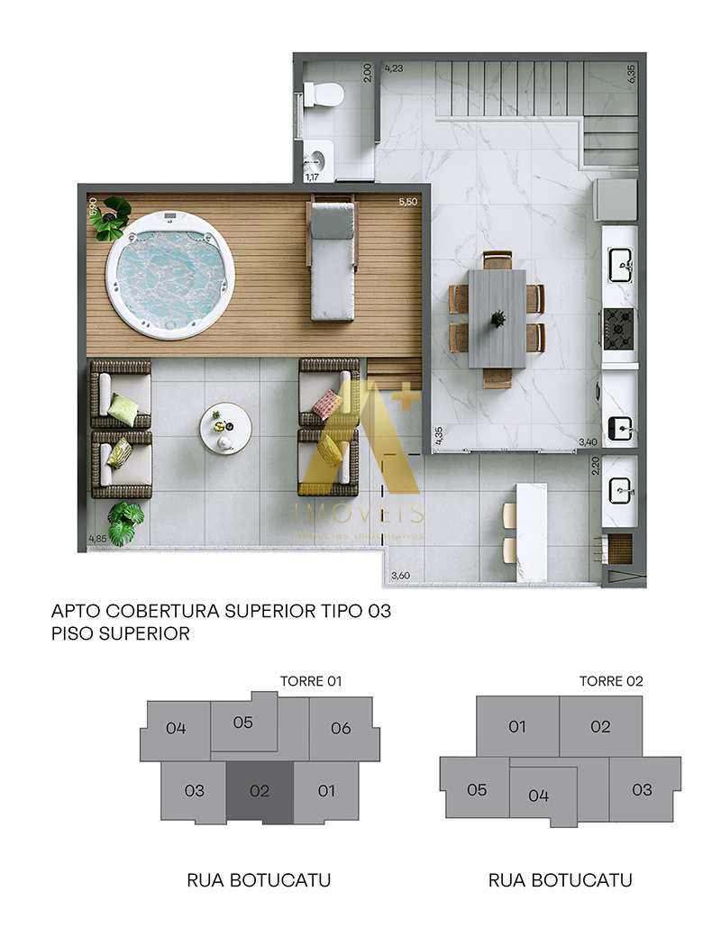 Cobertura à venda com 3 quartos, 135m² - Foto 24