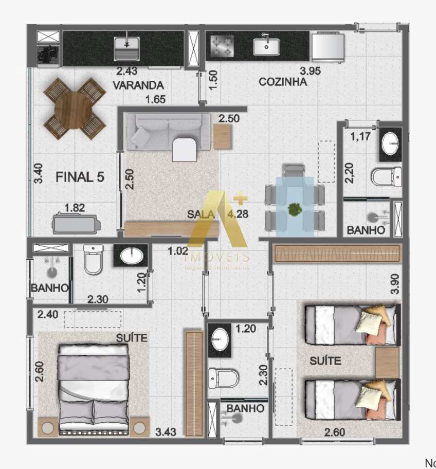 Apartamento à venda com 2 quartos, 65m² - Foto 24