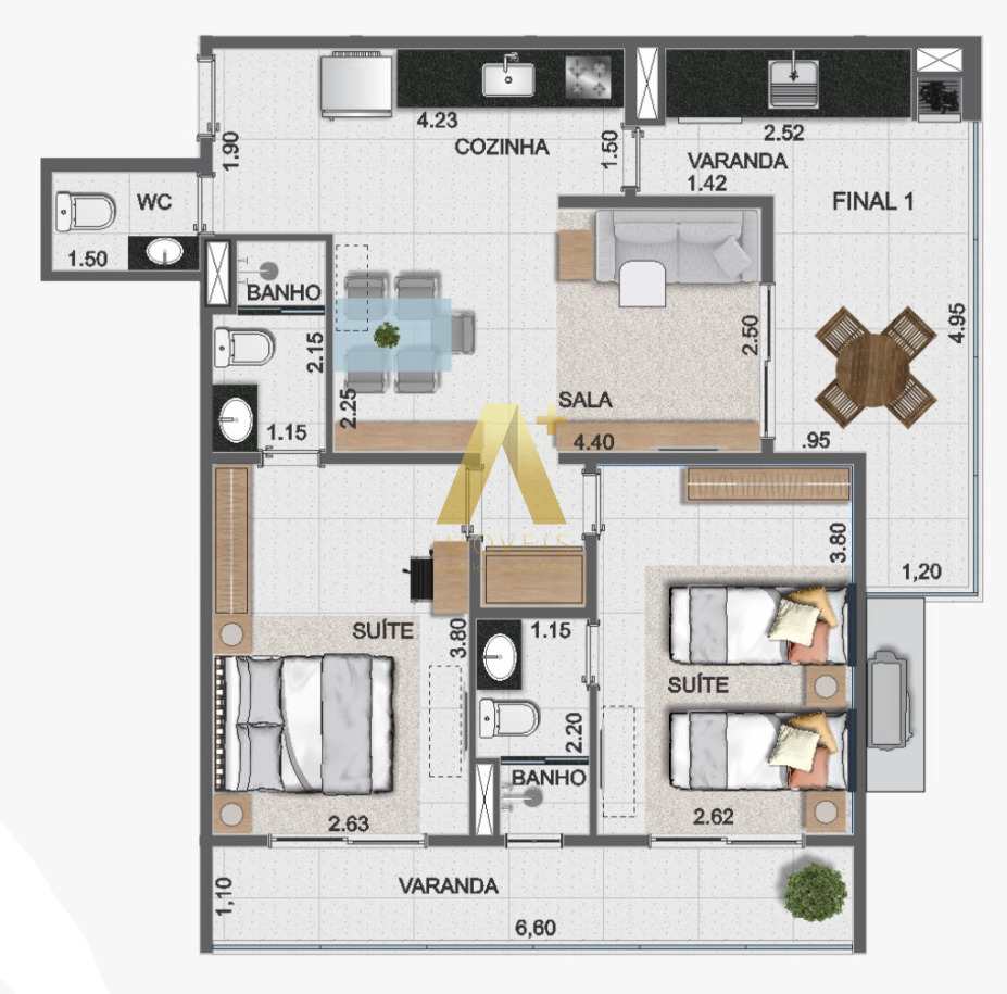 Apartamento à venda com 2 quartos, 74m² - Foto 24