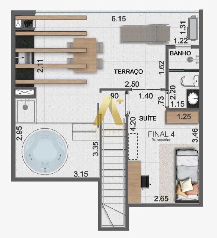 Cobertura à venda com 2 quartos, 105m² - Foto 27