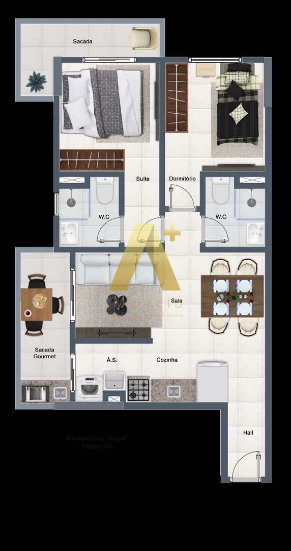 Apartamento à venda com 2 quartos, 62m² - Foto 13