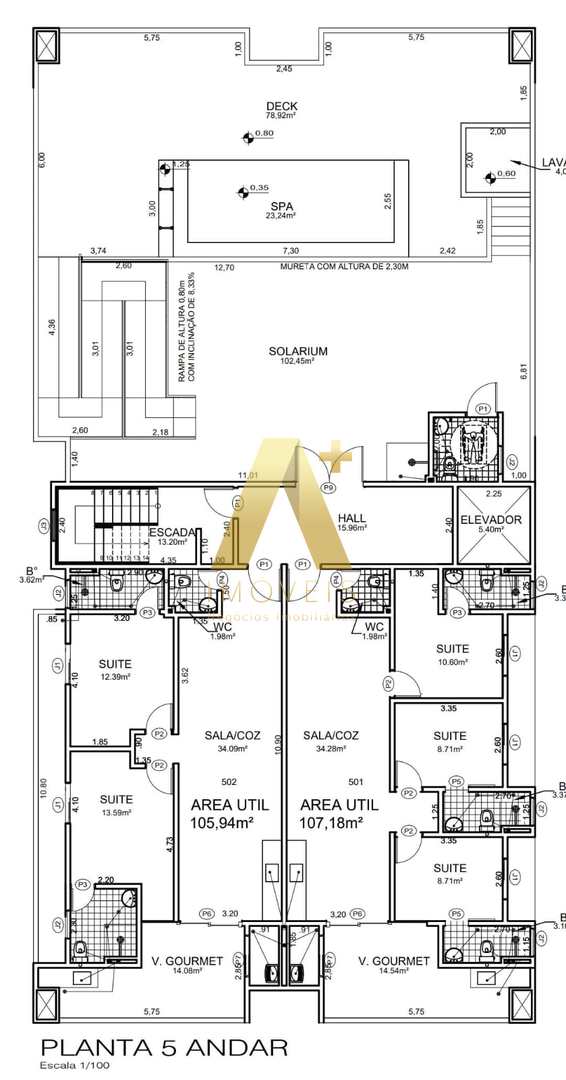 Apartamento à venda com 2 quartos, 182m² - Foto 11