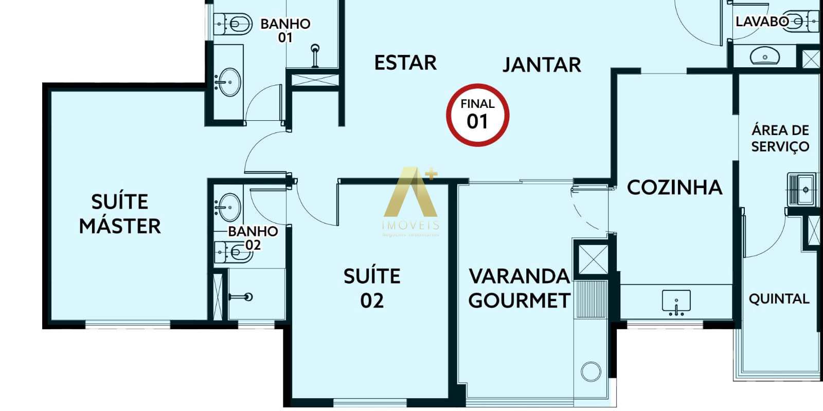 Apartamento à venda com 2 quartos, 83m² - Foto 19