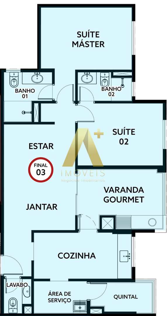 Apartamento à venda com 2 quartos, 83m² - Foto 19