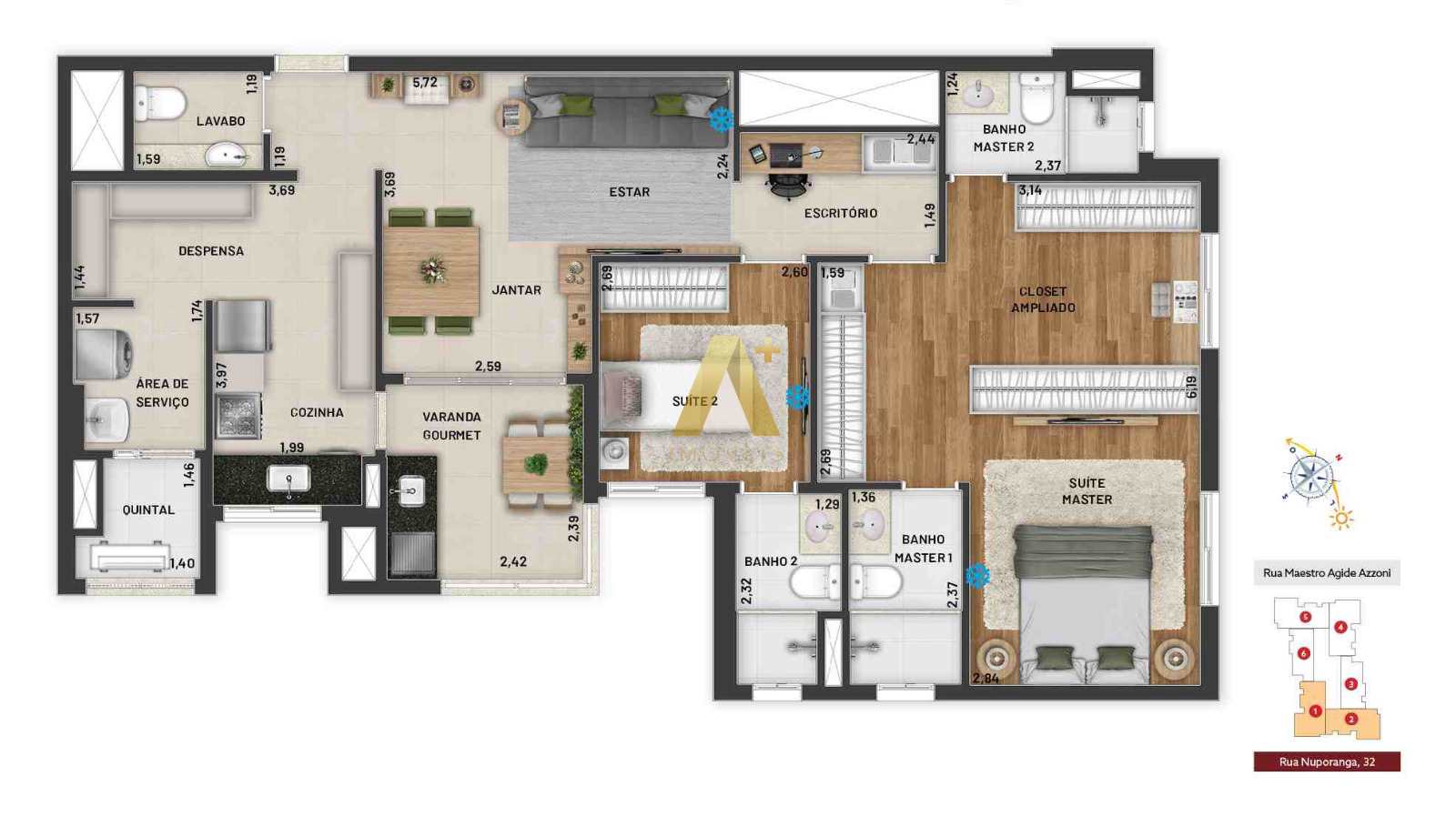 Apartamento à venda com 2 quartos, 95m² - Foto 13