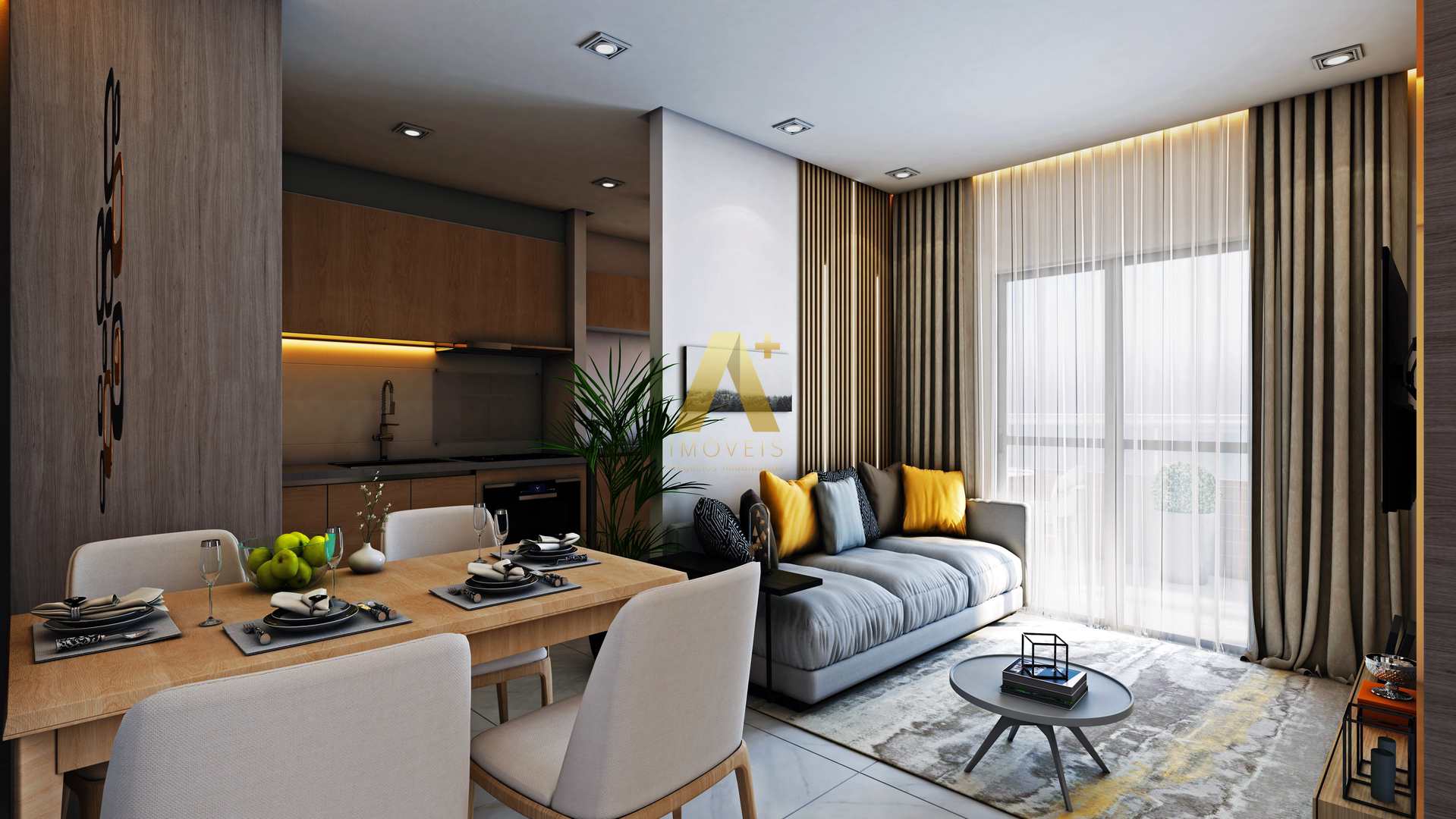 Apartamento com 2 dorms, Vila Balneária, Praia Grande - R$ 936 mil, Cod: 2368