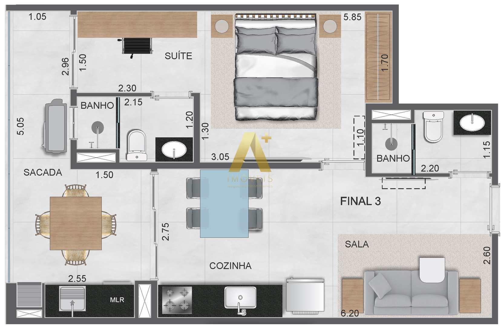 Apartamento à venda com 1 quarto, 50m² - Foto 24