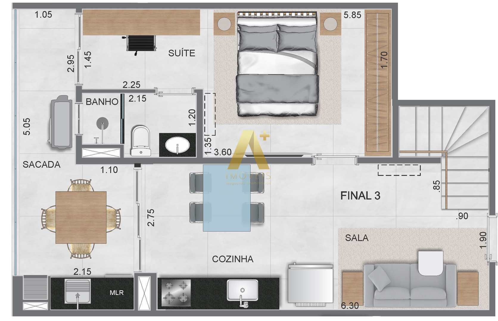 Apartamento à venda com 2 quartos, 101m² - Foto 24