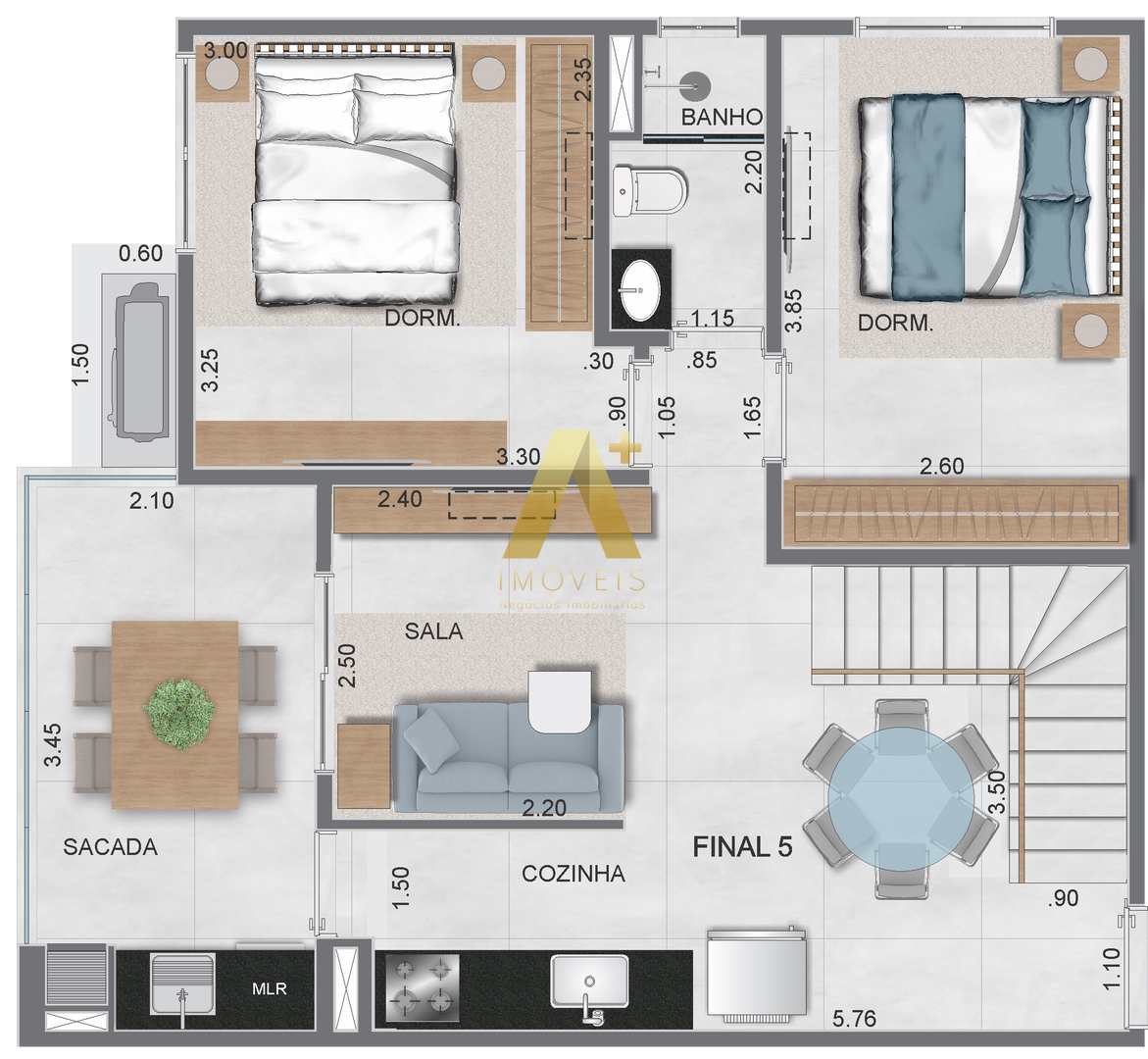 Apartamento à venda com 3 quartos, 125m² - Foto 23