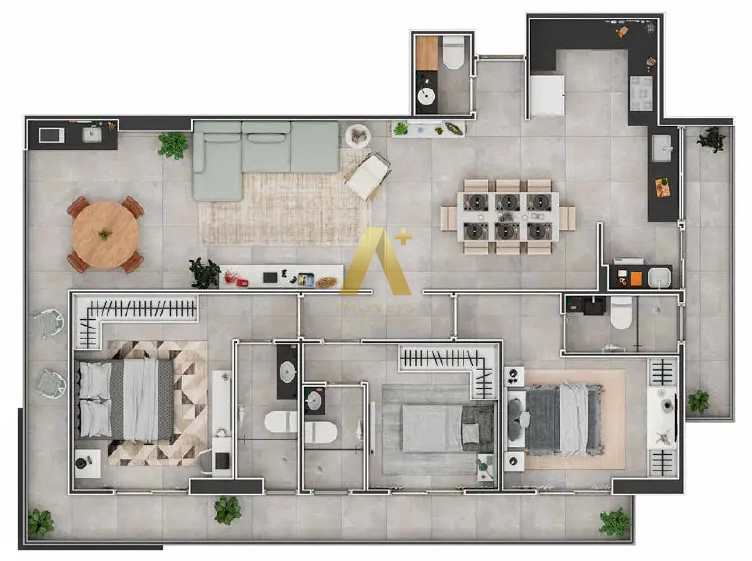 Apartamento à venda com 3 quartos, 129m² - Foto 21