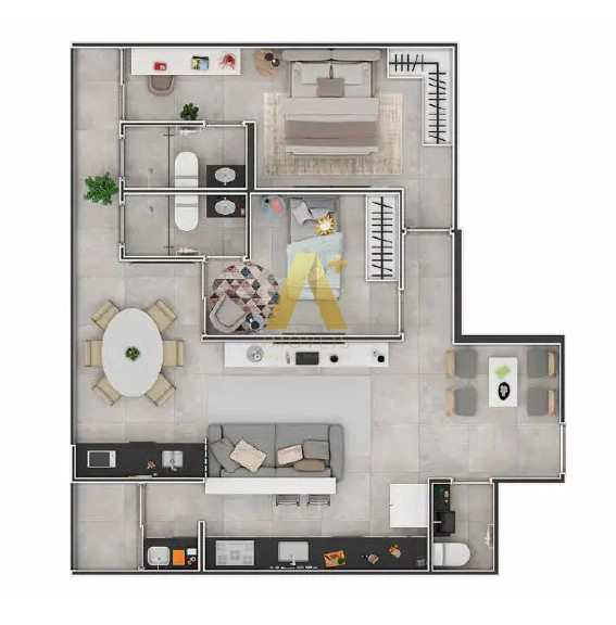 Apartamento à venda com 2 quartos, 76m² - Foto 18