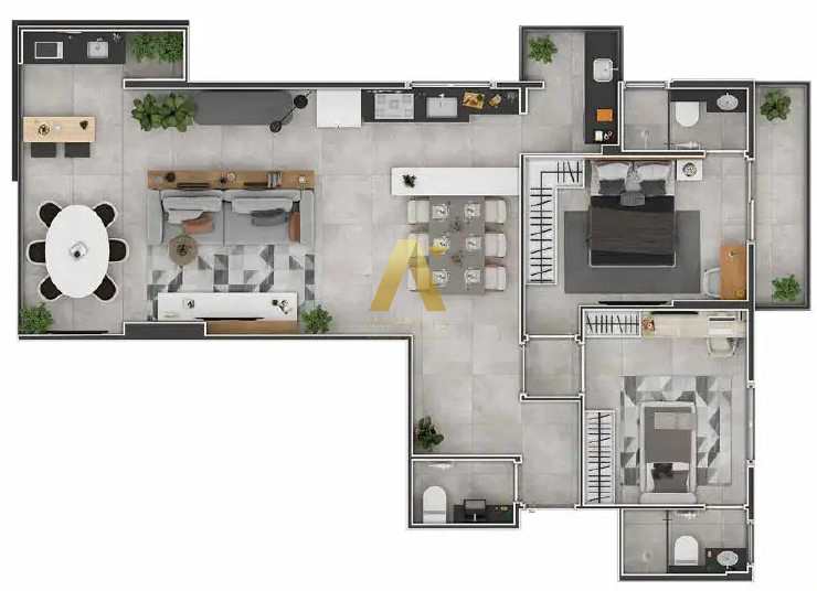 Apartamento à venda com 2 quartos, 94m² - Foto 19