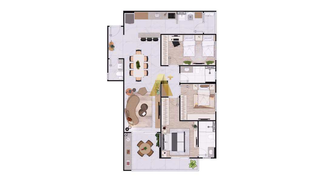 Apartamento à venda com 3 quartos, 111m² - Foto 9