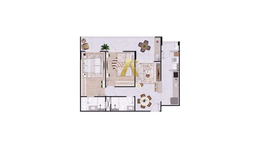 Apartamento à venda com 2 quartos, 81m² - Foto 10