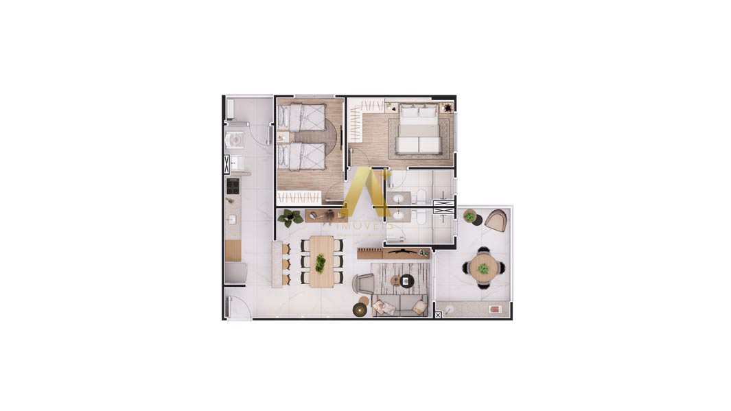 Apartamento à venda com 2 quartos, 83m² - Foto 11