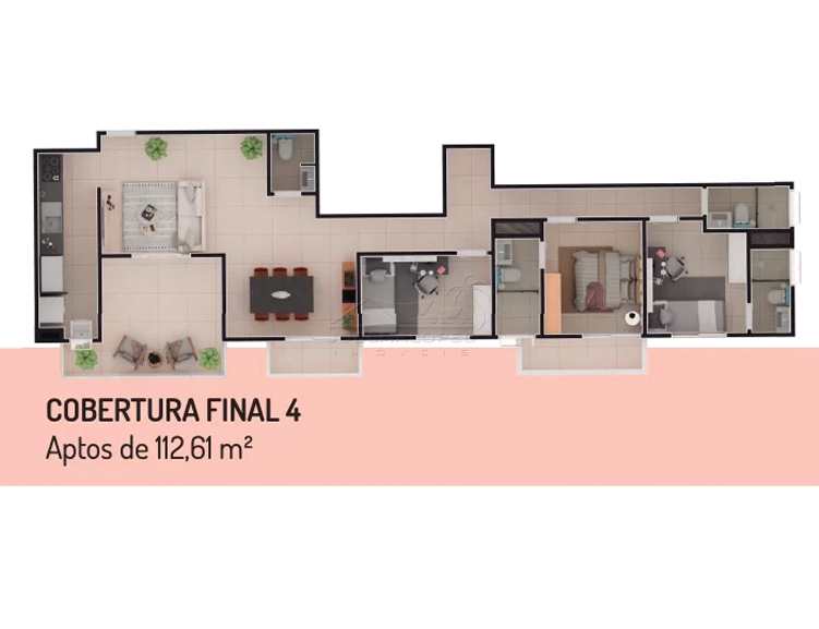 Apartamento à venda com 3 quartos, 112m² - Foto 3