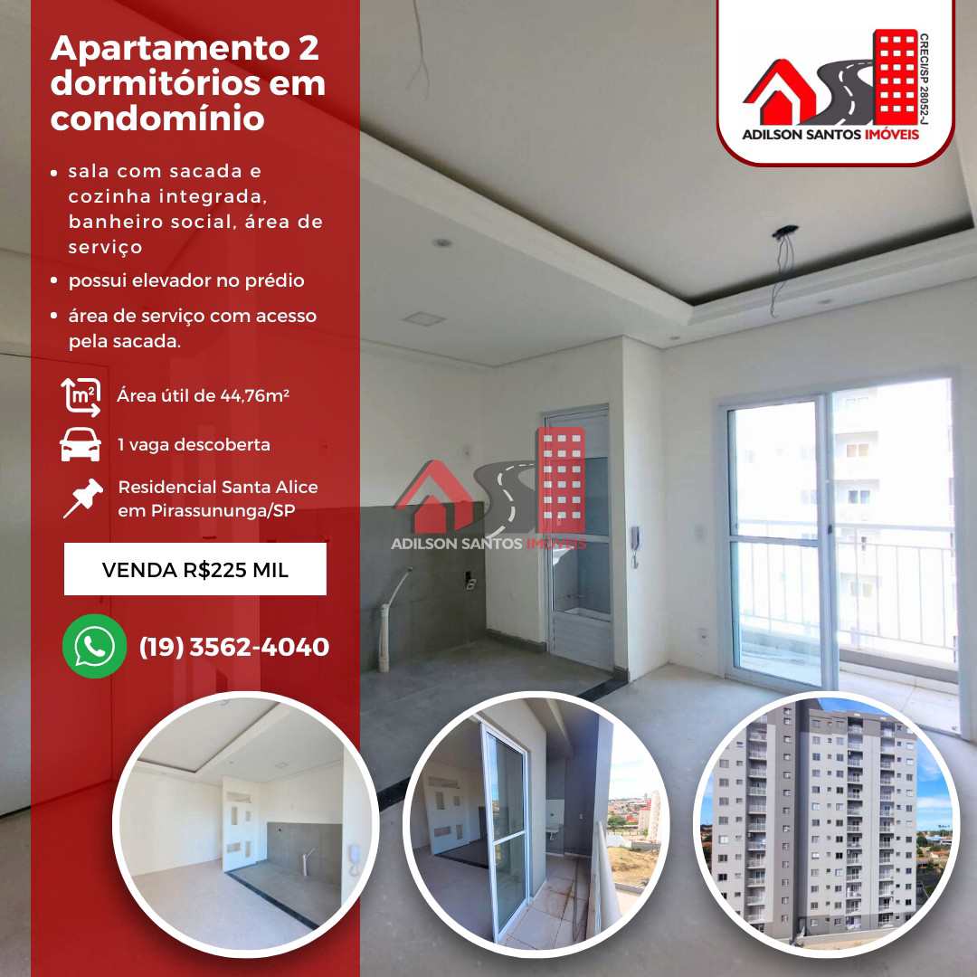 Apartamento à venda com 2 quartos, 44m² - Foto 1