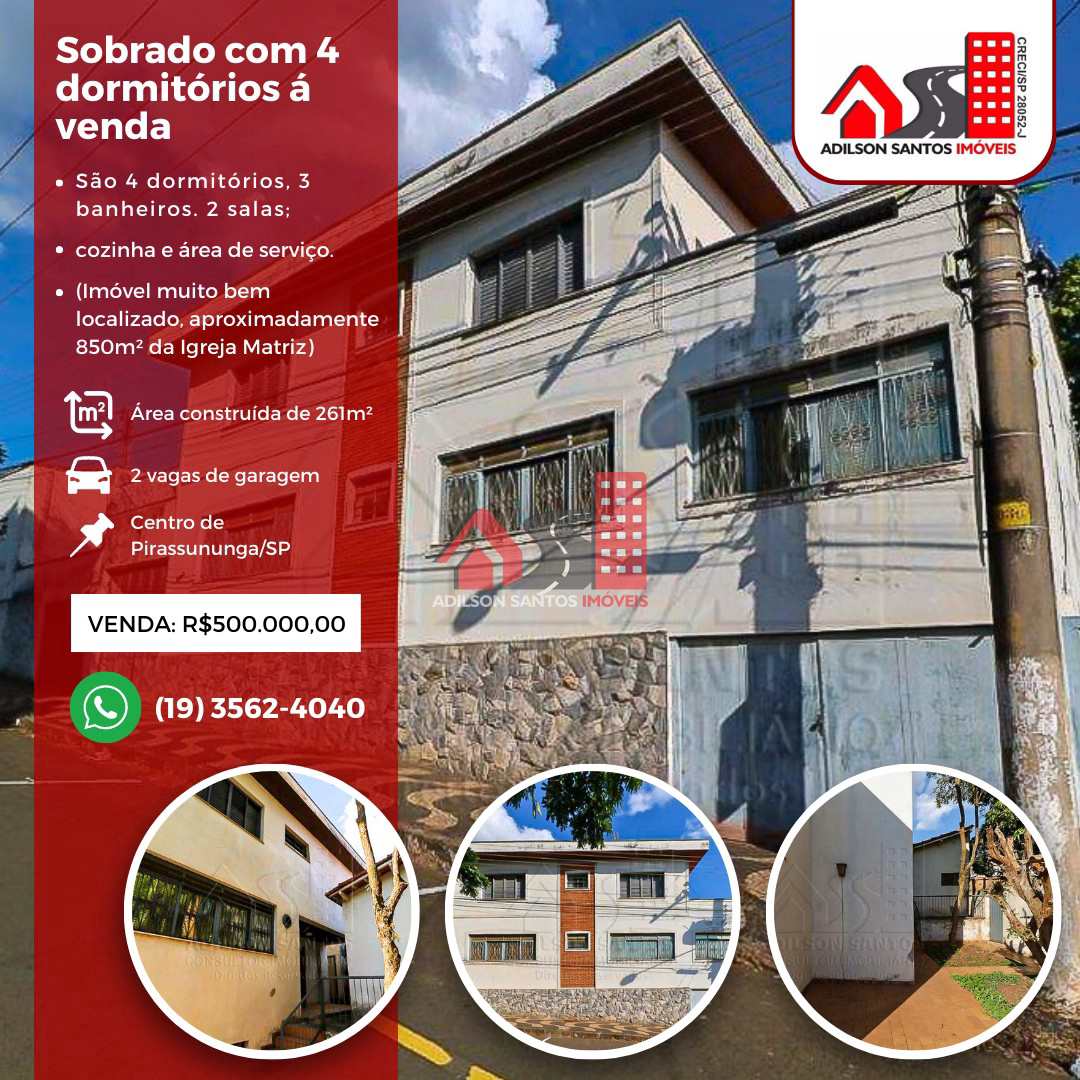 Sobrado à venda com 4 quartos, 261m² - Foto 1