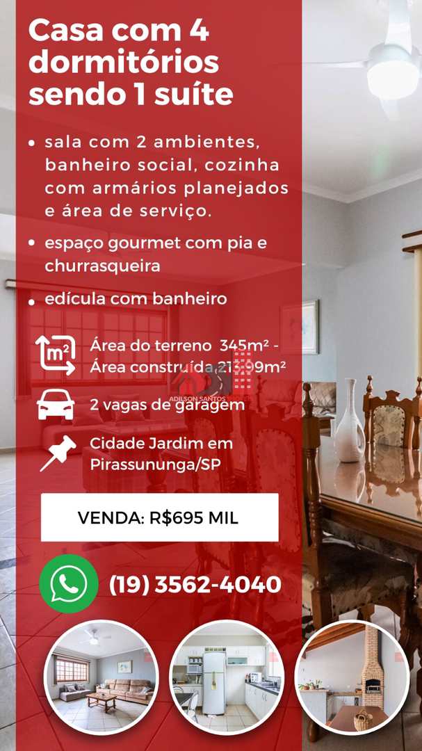 Casa à venda com 4 quartos, 213m² - Foto 1