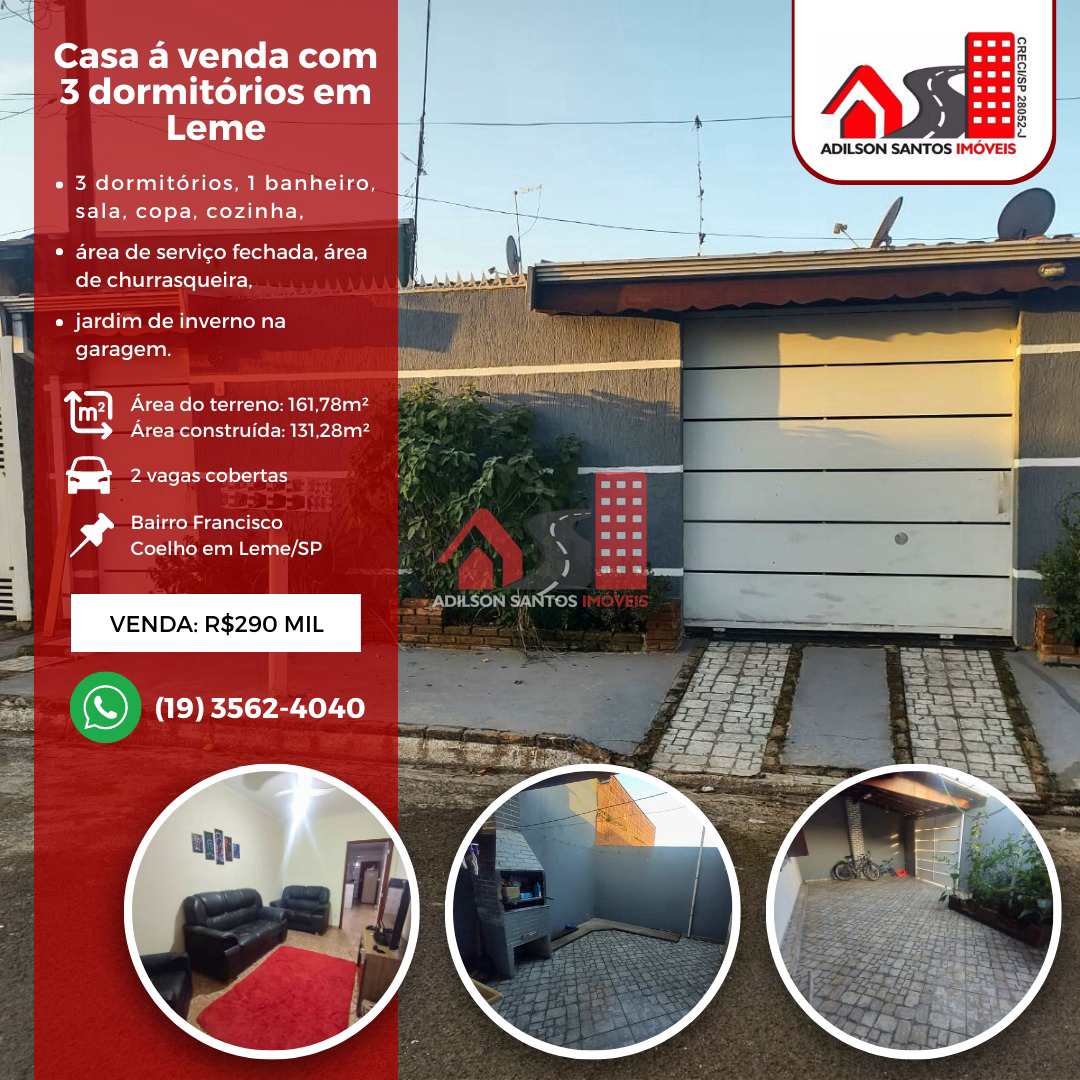 Casa à venda com 3 quartos, 161m² - Foto 1