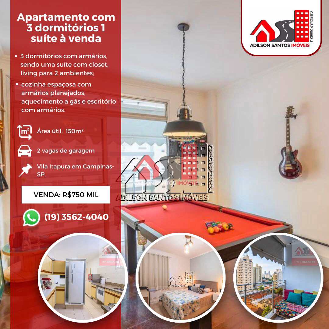 Apartamento à venda com 3 quartos, 150m² - Foto 1