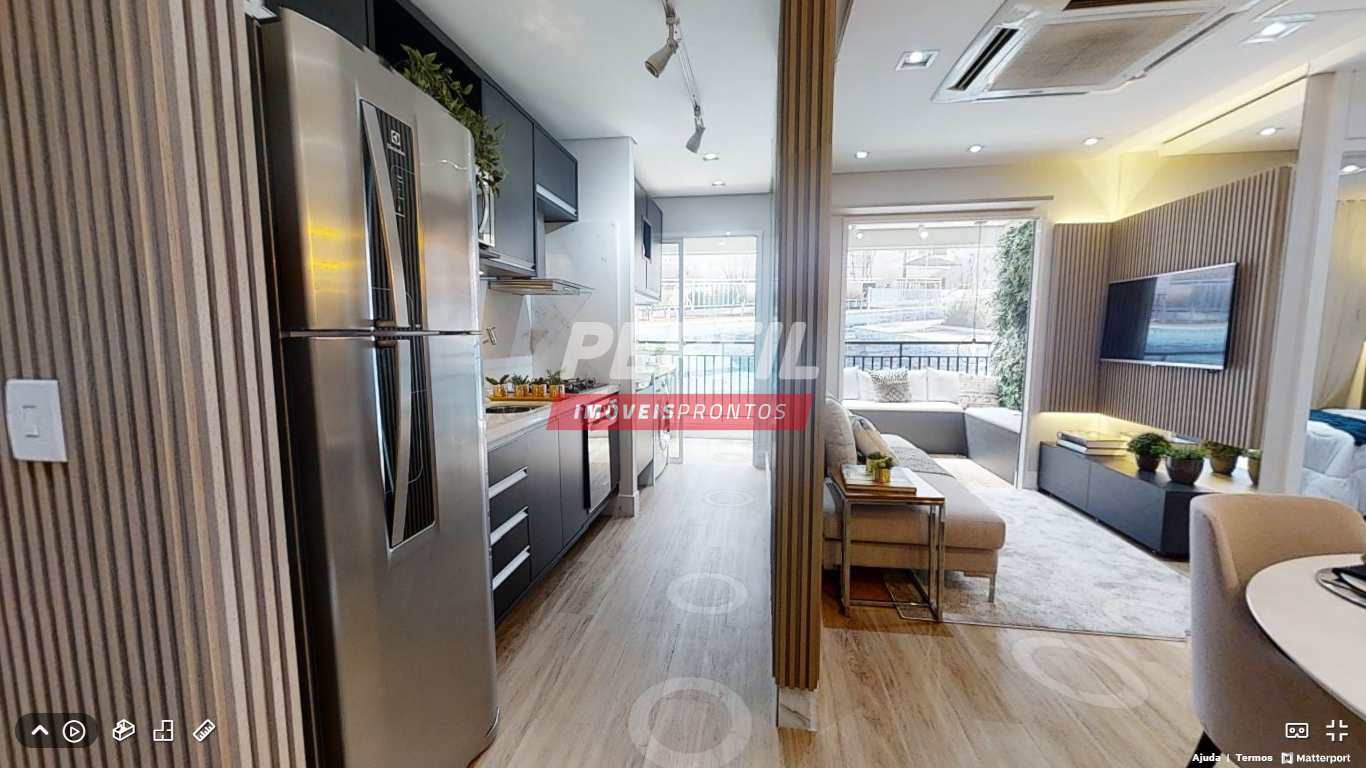 50m², 2 dorms, Varanda Integrada, Lazer Completo, 1 Vaga.