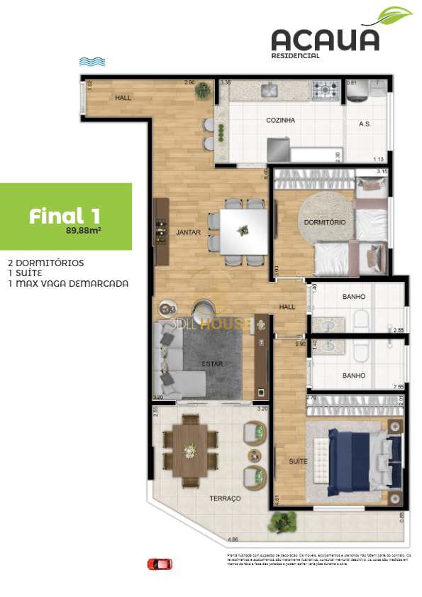 Apartamento à venda com 2 quartos, 89m² - Foto 16