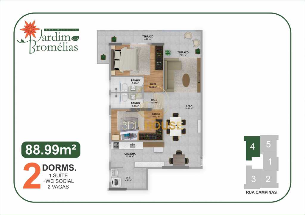 Apartamento à venda com 2 quartos, 79m² - Foto 8