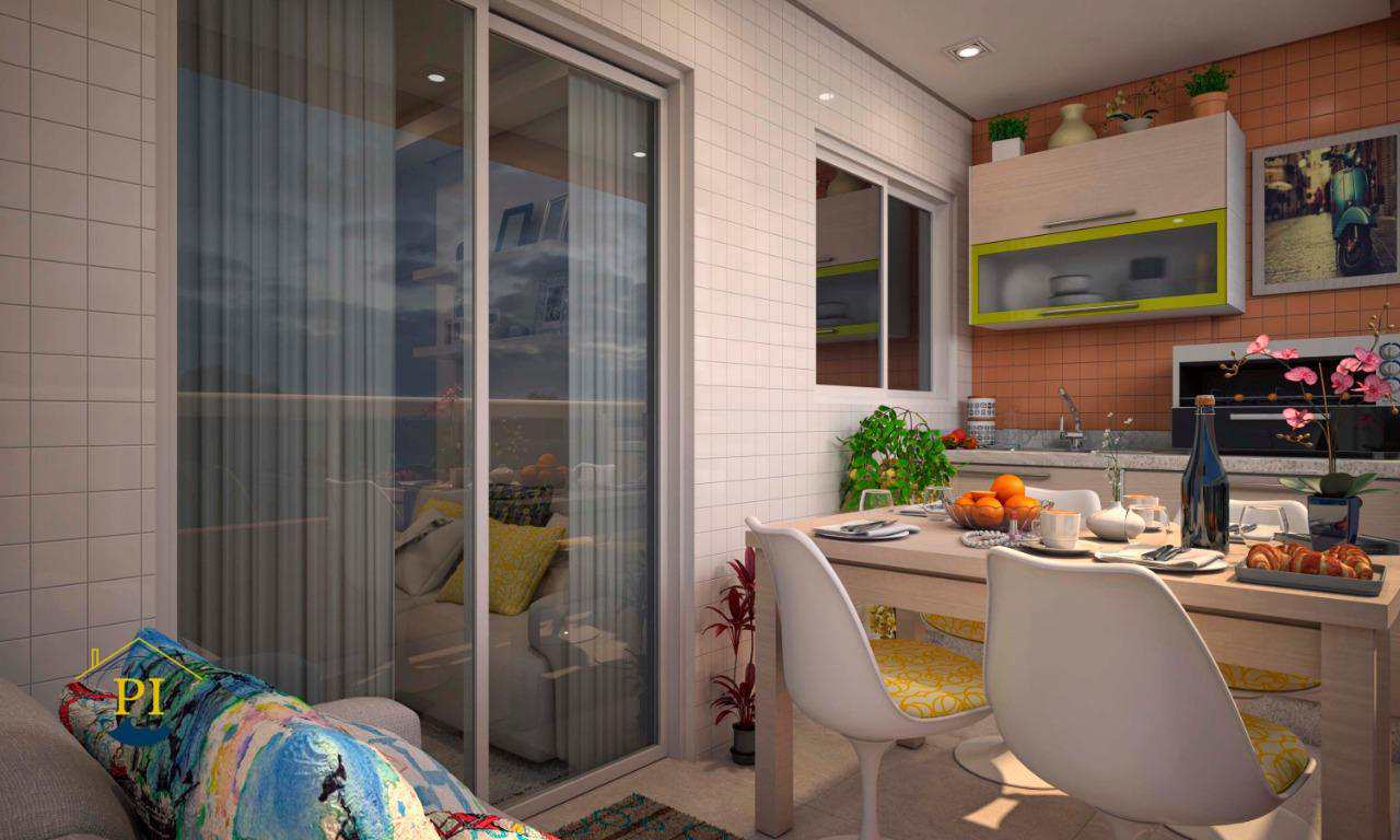Apartamento com 2 dorms, Guilhermina, Praia Grande - R$ 409 mil, Cod: 138