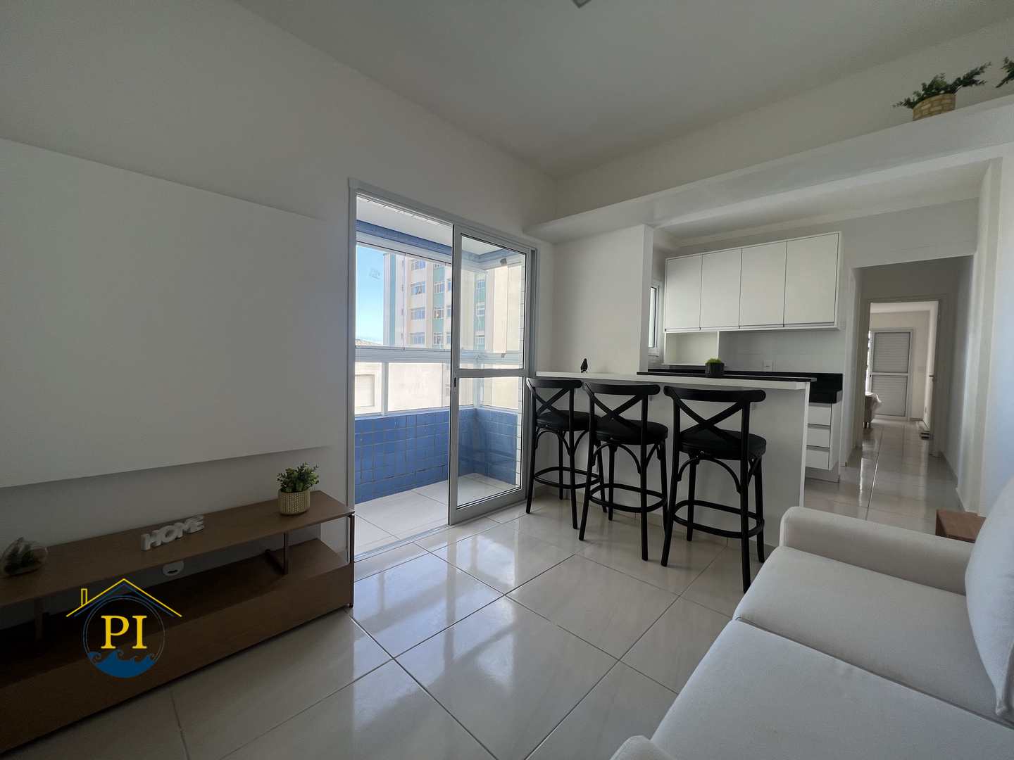 Apartamento com 1 dorm, campo da aviação, Praia Grande - R$ 315 mil, Cod: 1743