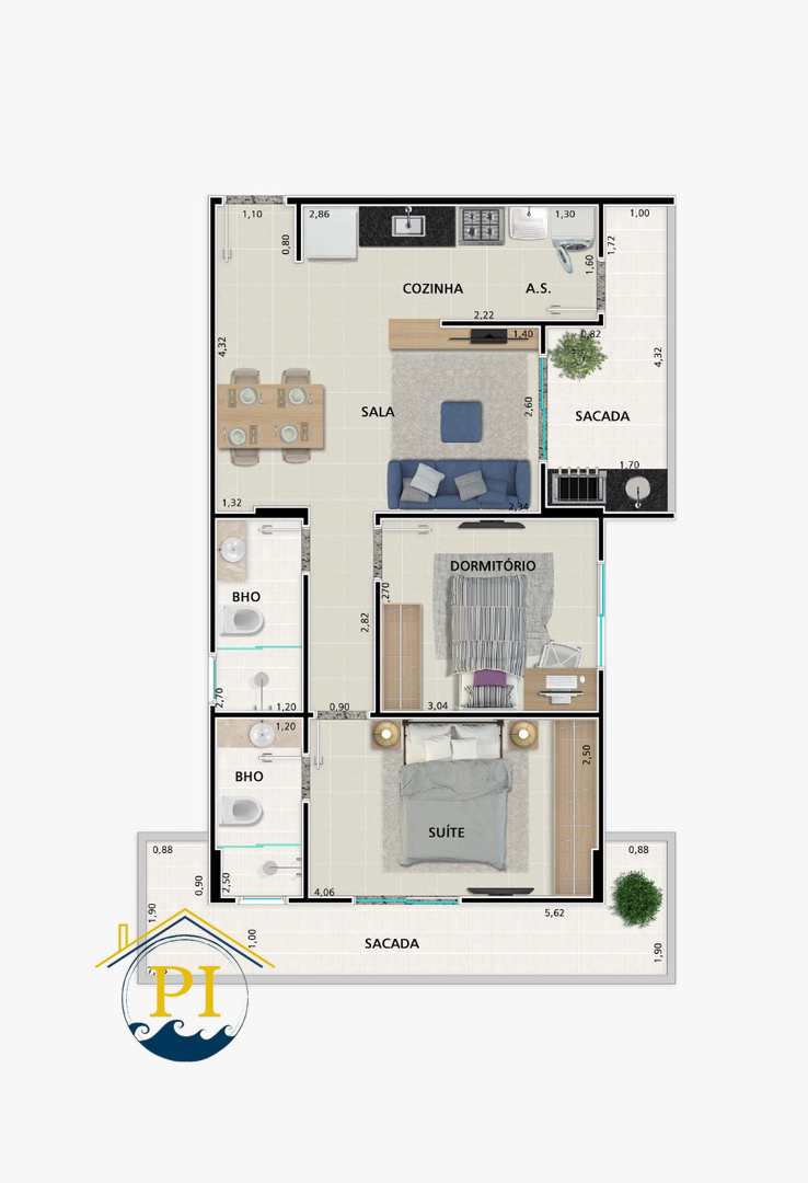 Apartamento à venda com 2 quartos, 71m² - Foto 33