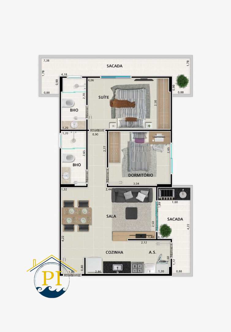 Apartamento à venda com 2 quartos, 71m² - Foto 36