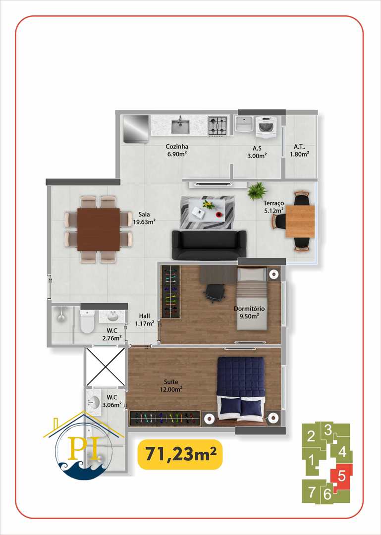 Apartamento à venda com 2 quartos, 66m² - Foto 24