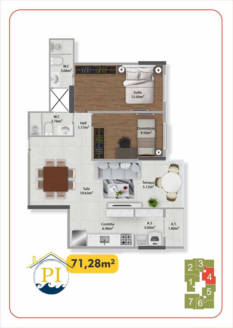 Apartamento à venda com 2 quartos, 66m² - Foto 22