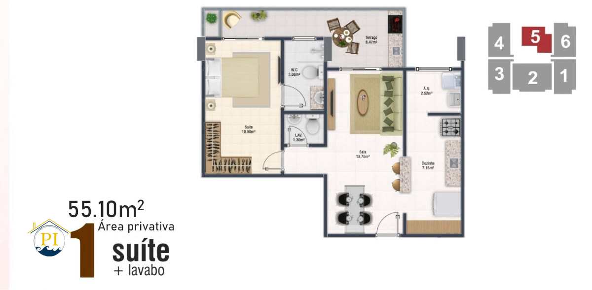 Apartamento à venda com 2 quartos, 65m² - Foto 18