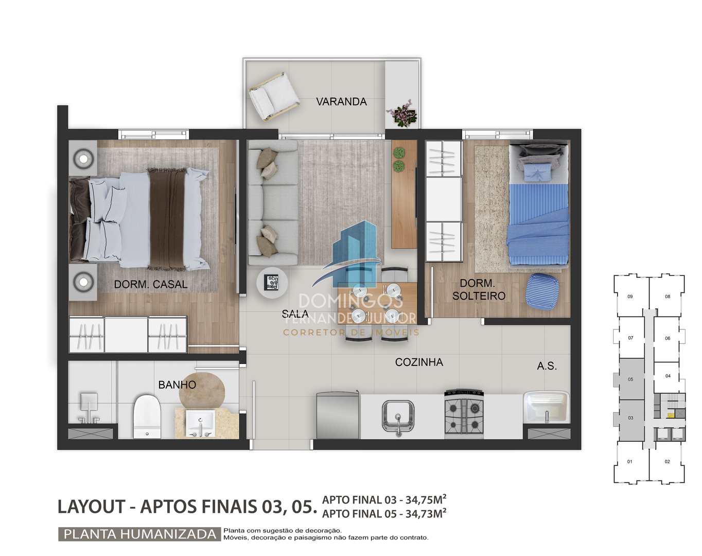 Apartamento à venda com 2 quartos, 40m² - Foto 25