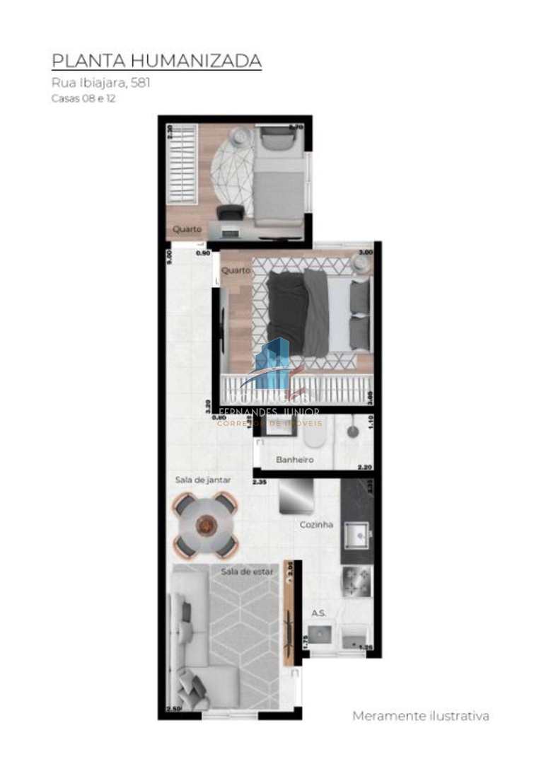 Apartamento à venda com 2 quartos, 35m² - Foto 8