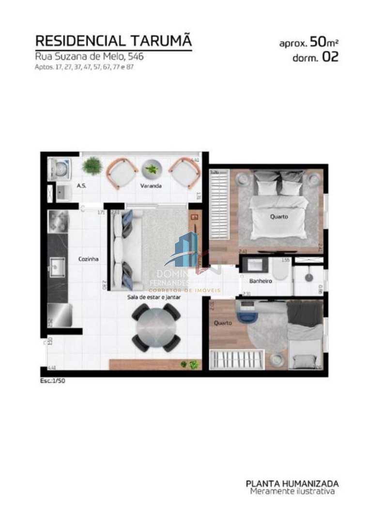 Apartamento à venda com 2 quartos, 48m² - Foto 14