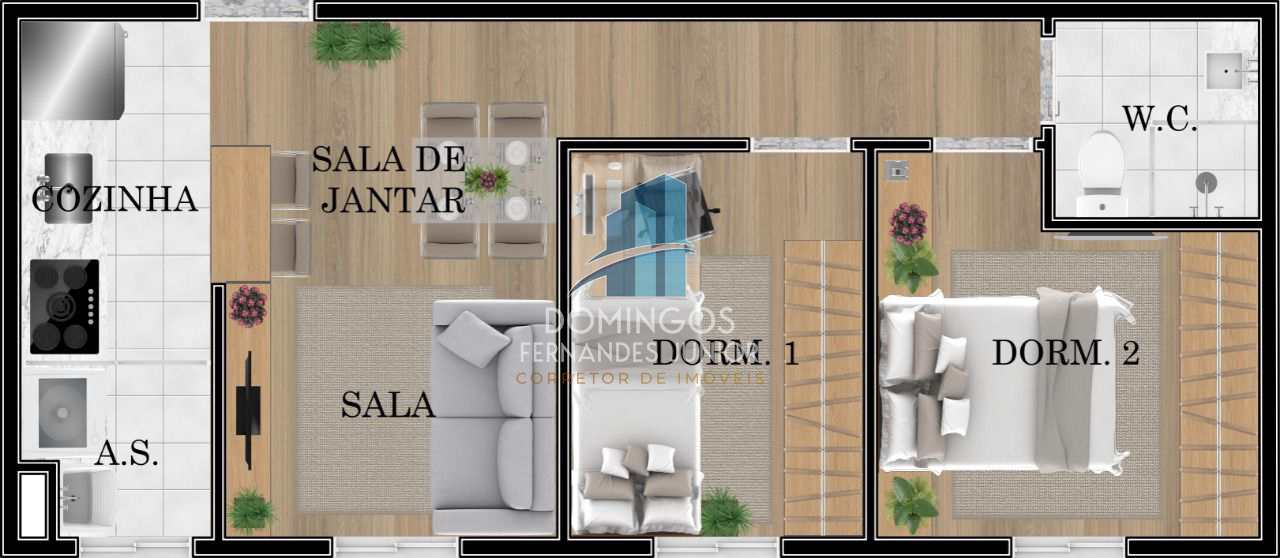 Apartamento à venda com 2 quartos, 45m² - Foto 20