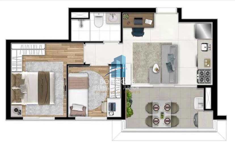 Apartamento à venda com 1 quarto, 34m² - Foto 18