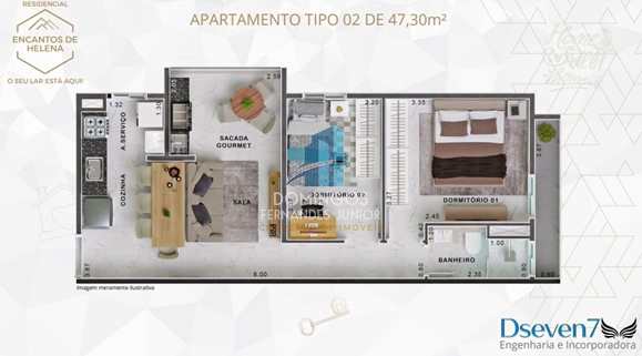 Apartamento à venda com 2 quartos, 50m² - Foto 16