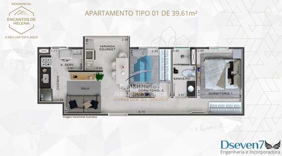 Apartamento à venda com 2 quartos, 50m² - Foto 15