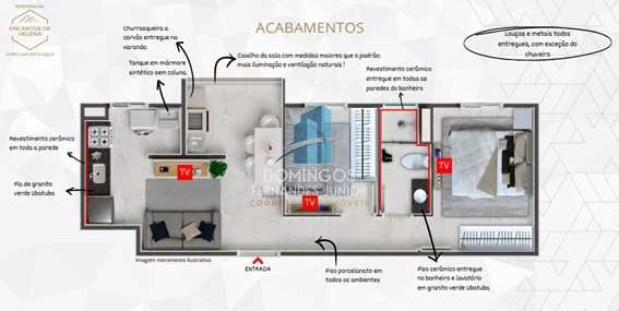 Apartamento à venda com 2 quartos, 50m² - Foto 13