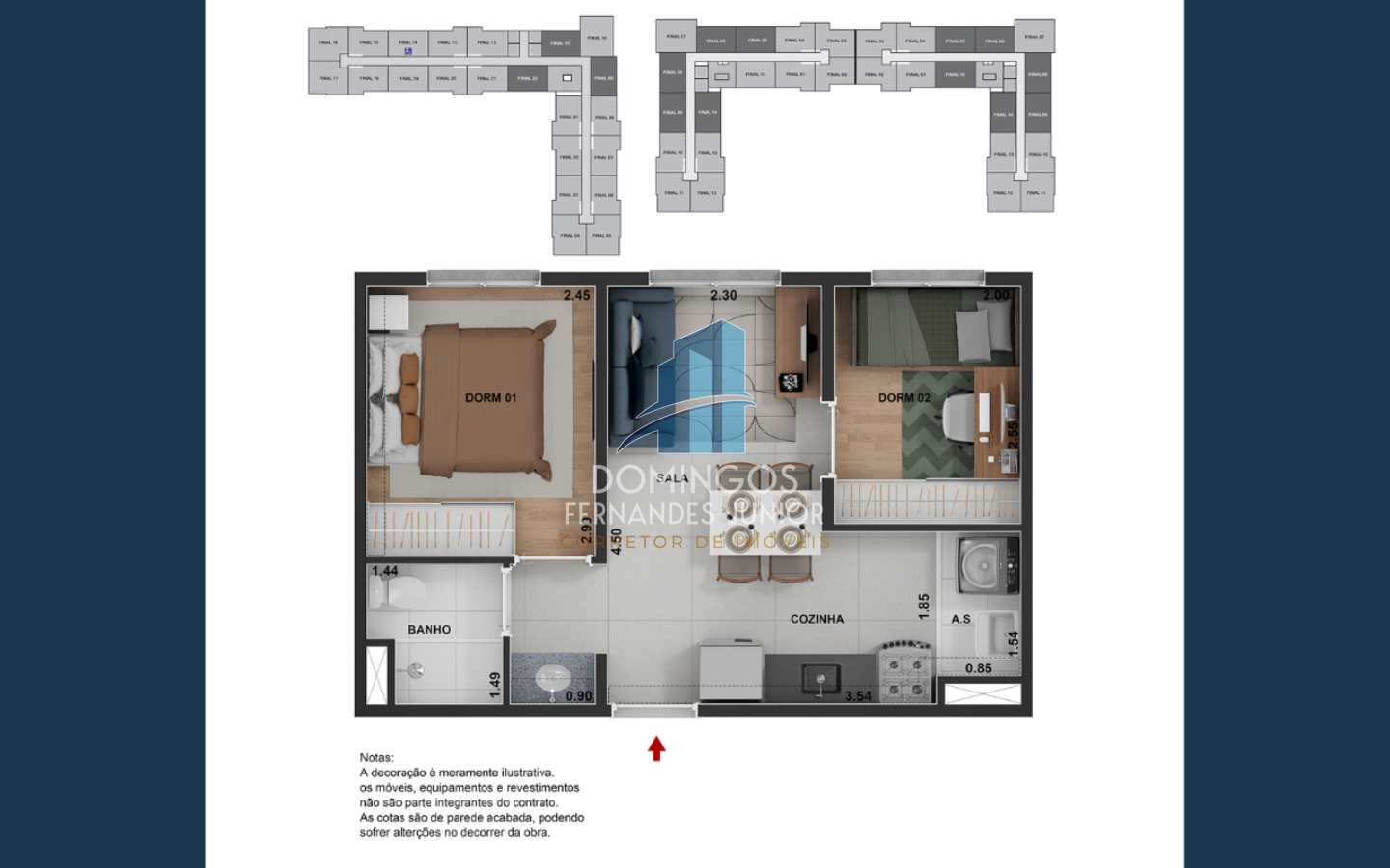 Apartamento à venda com 2 quartos, 35m² - Foto 18